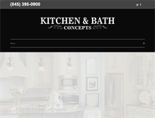 Tablet Screenshot of kitchenbathconceptsny.com